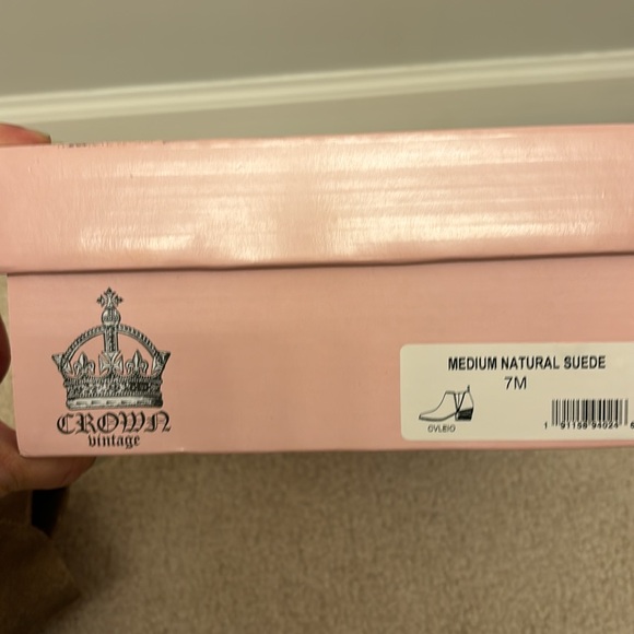 Faux Suede Tan Ankle Booties - Picture 9 of 9